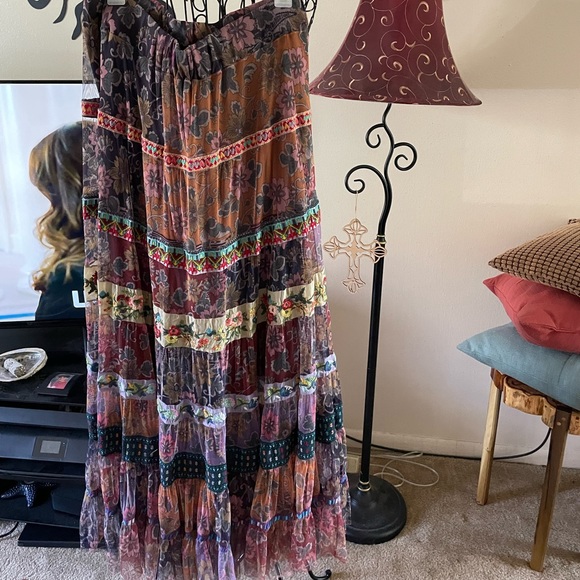 Johnny Was Seva Mesh Skirt - Picture 2 of 11